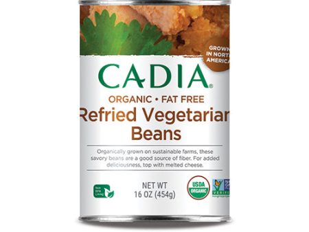 Cadia Organic Fat Free Refried Vegetarian Beans 454g Online now