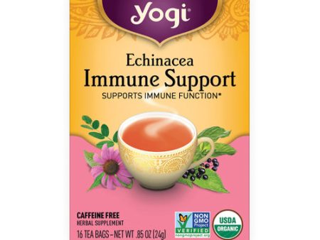 Yogi Echinacea Immune Support 16 tea bags Hot on Sale