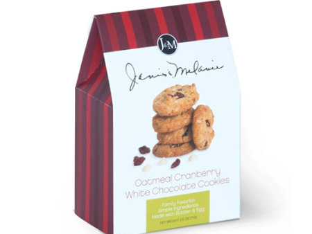 J&M Oatmeal Cranberry White Chocolate Cookies 71g For Sale