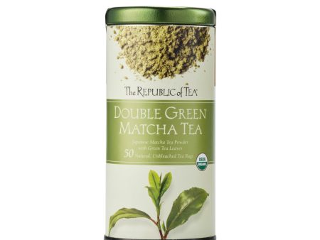 Republic Of Tea Double Green Matcha Tea 50 Tea Bags Online