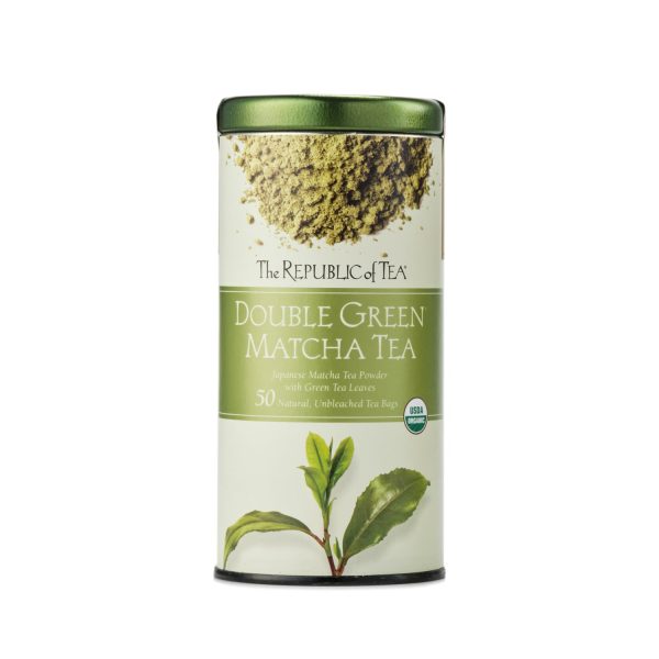 Republic Of Tea Double Green Matcha Tea 50 Tea Bags Online