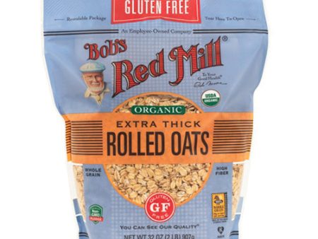 Bob s Red Mill Gluten-Free Organic Extra Thick Rolled Oats 907g For Cheap