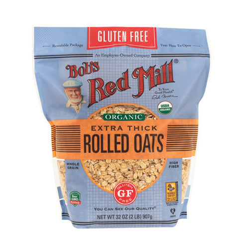 Bob s Red Mill Gluten-Free Organic Extra Thick Rolled Oats 907g For Cheap