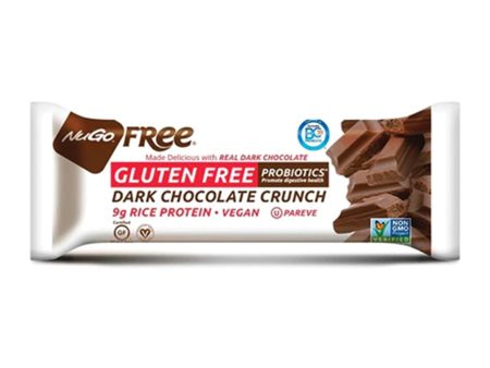 Nugo Gluten-Free Dark Chocolate Crunch Bar 45g For Discount