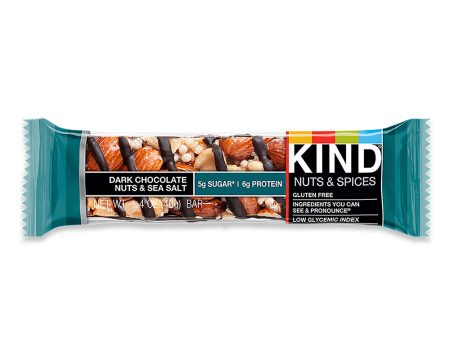 Kind Dark Chocolate Nuts & Sea Salt Bar 40g For Discount