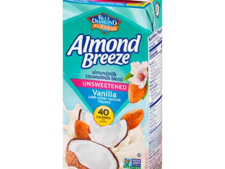 Almond Breeze Unsweetened Vanilla Almond Coconut Blend 946ml on Sale