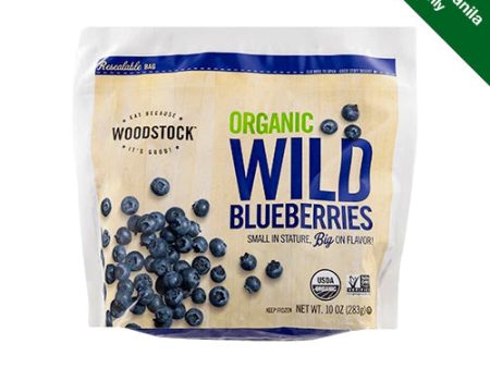 Frozen Woodstock Organic Wild Blueberries 283g Supply