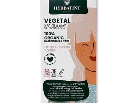 Herbatint Organic Vegetal Color Neutral Cassia Power 100g Supply