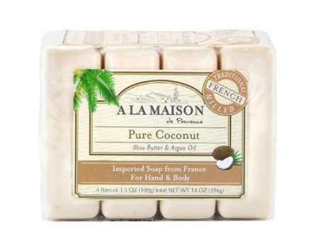 A La Maison Coconut Bar Soap 400g Discount