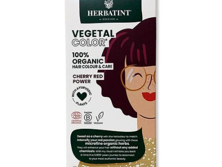 Herbatint Organic Vegetal Color Cherry Red Power 100g Online now