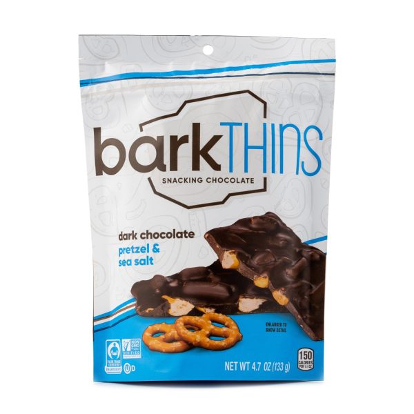 Bark Thins Dark Chocolate Pretzel with Sea Salt 133g For Discount