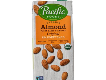 Pacific Foods Organic Almond Original Unsweetened 946ml Hot on Sale