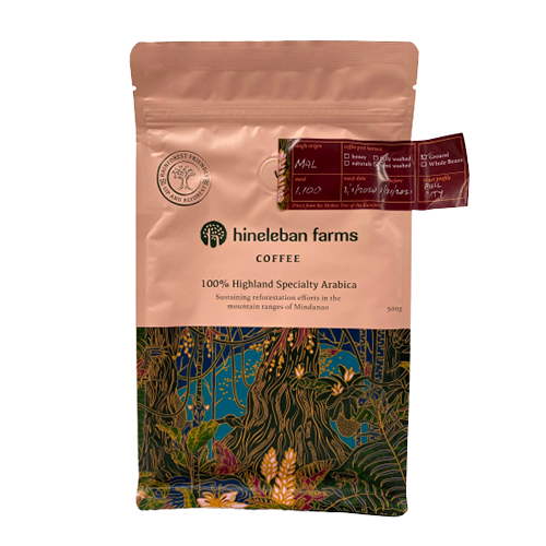 Hineleban Farms 100% Arabica Ground Coffee Beans 500grams For Cheap