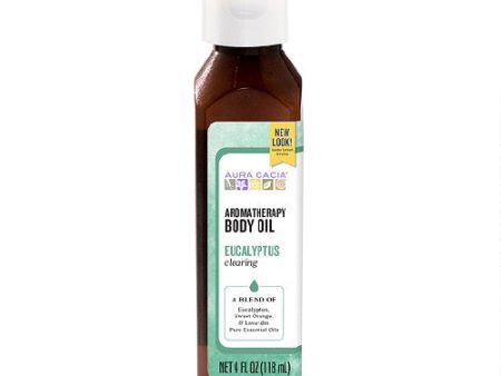 Aura Cacia Clearing Eucalyptus Body Oil 118ml Online