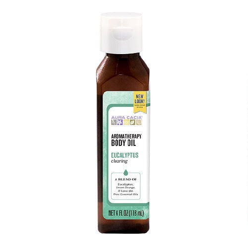 Aura Cacia Clearing Eucalyptus Body Oil 118ml Online