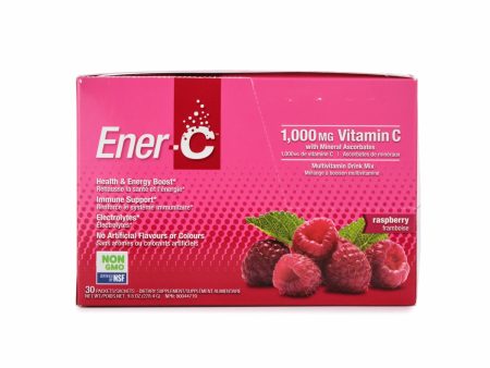 Ener-C 1,000mg Vitamin C Raspberry 30 Packets Online now