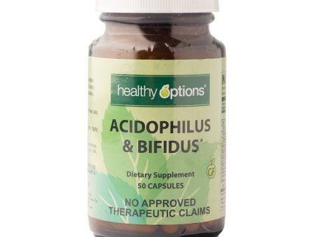 Healthy Options Acidophilus & Bifidus 1 BillionCFU 50 Capsules Discount