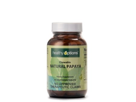 Healthy Options Chewable Natural Papaya 90 Tablets For Discount