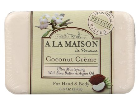 A La Maison Coconut Creme Bar Soap 250g Sale