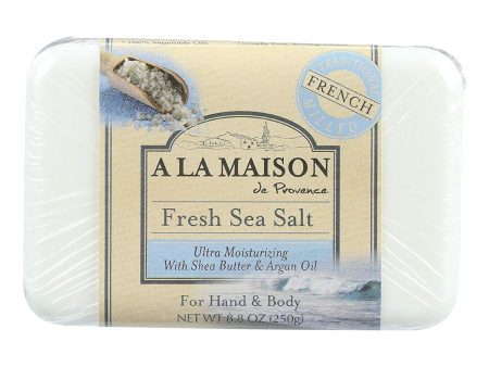 A La Maison Fresh Sea Salt Bar Soap 250g Online Hot Sale