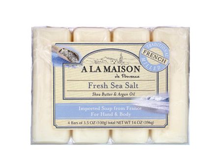 A La Maison Fresh Sea Salt Bar Soap 400g Hot on Sale