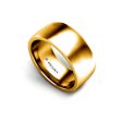 SOFT COURT POLISHED WEDDING RING IN 8MM WIDTH For Cheap