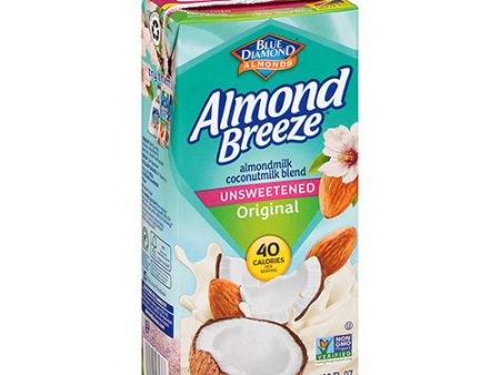 Almond Breeze Unsweetened Original Almond Coconut Blend 946ml Fashion