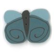 blue swirl butterfly Hot on Sale