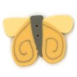 yellow swirl butterfly Fashion