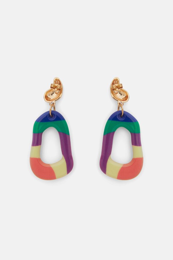 Rainbow Stud Earring Online now