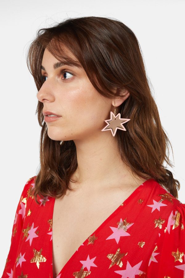 Love Star Gold Earrings Hot on Sale