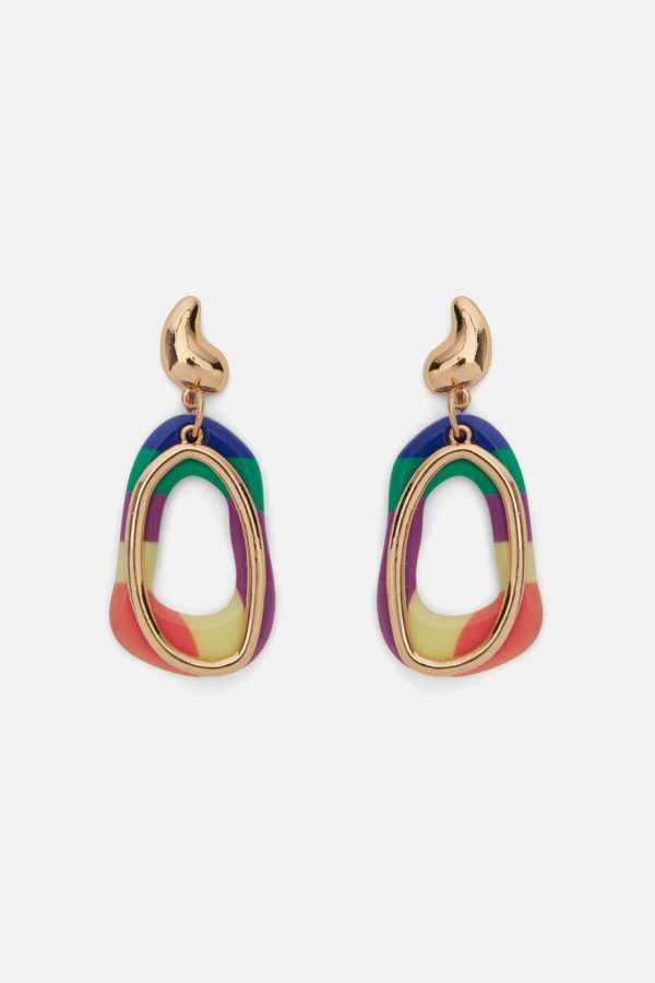 Rainbow Stud Earring Online now